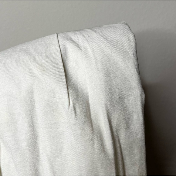 ALC Pleated Trouser Pants Linen Blend White Western Sz 2 - Picture 13 of 13